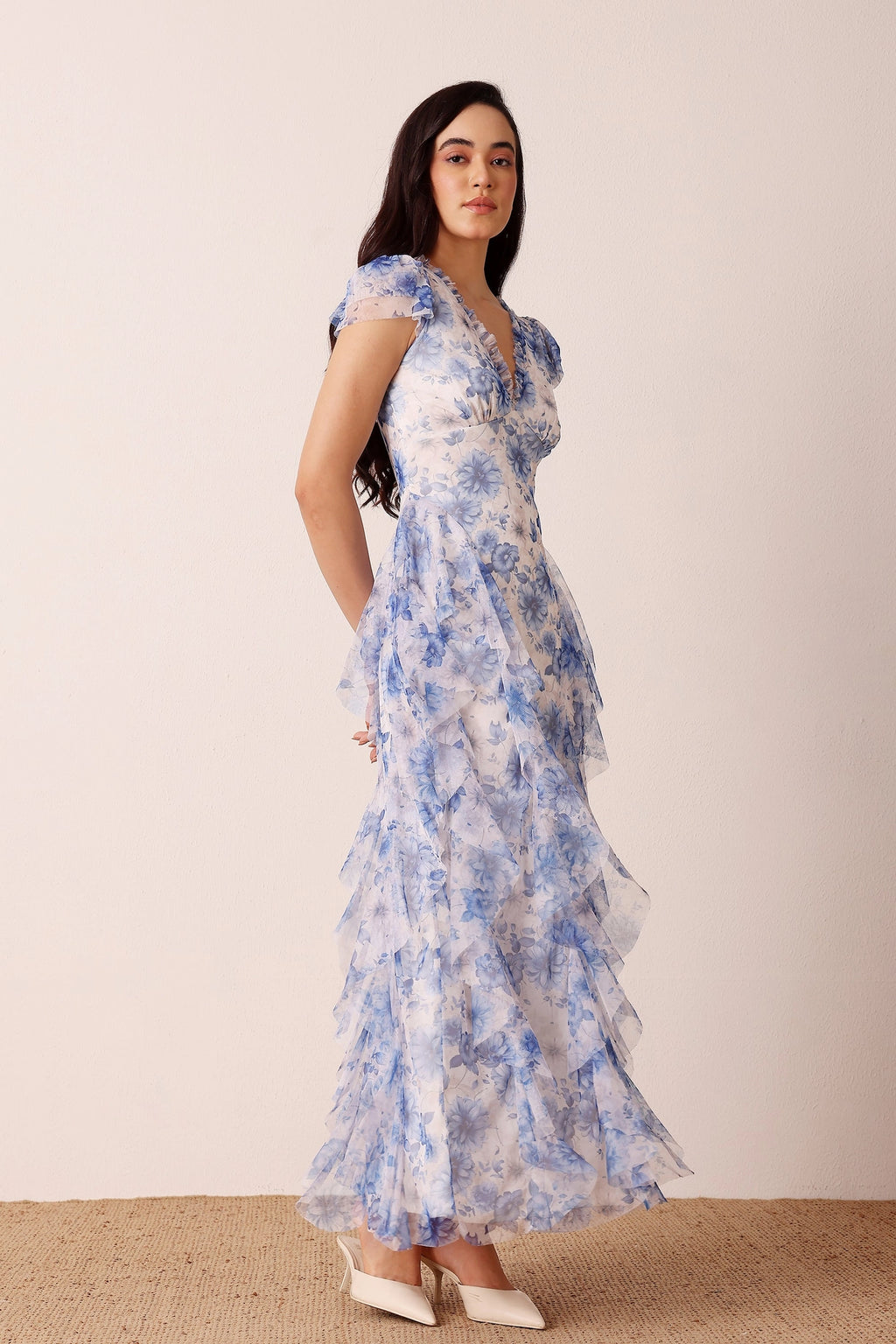 lace and beads ruffle dress & Melody Blue Floral Frill Maxi – Love My Apparel REF_ELIGIBLE Aziz Ansari on Acting, Size:Mom-M designed for modern women