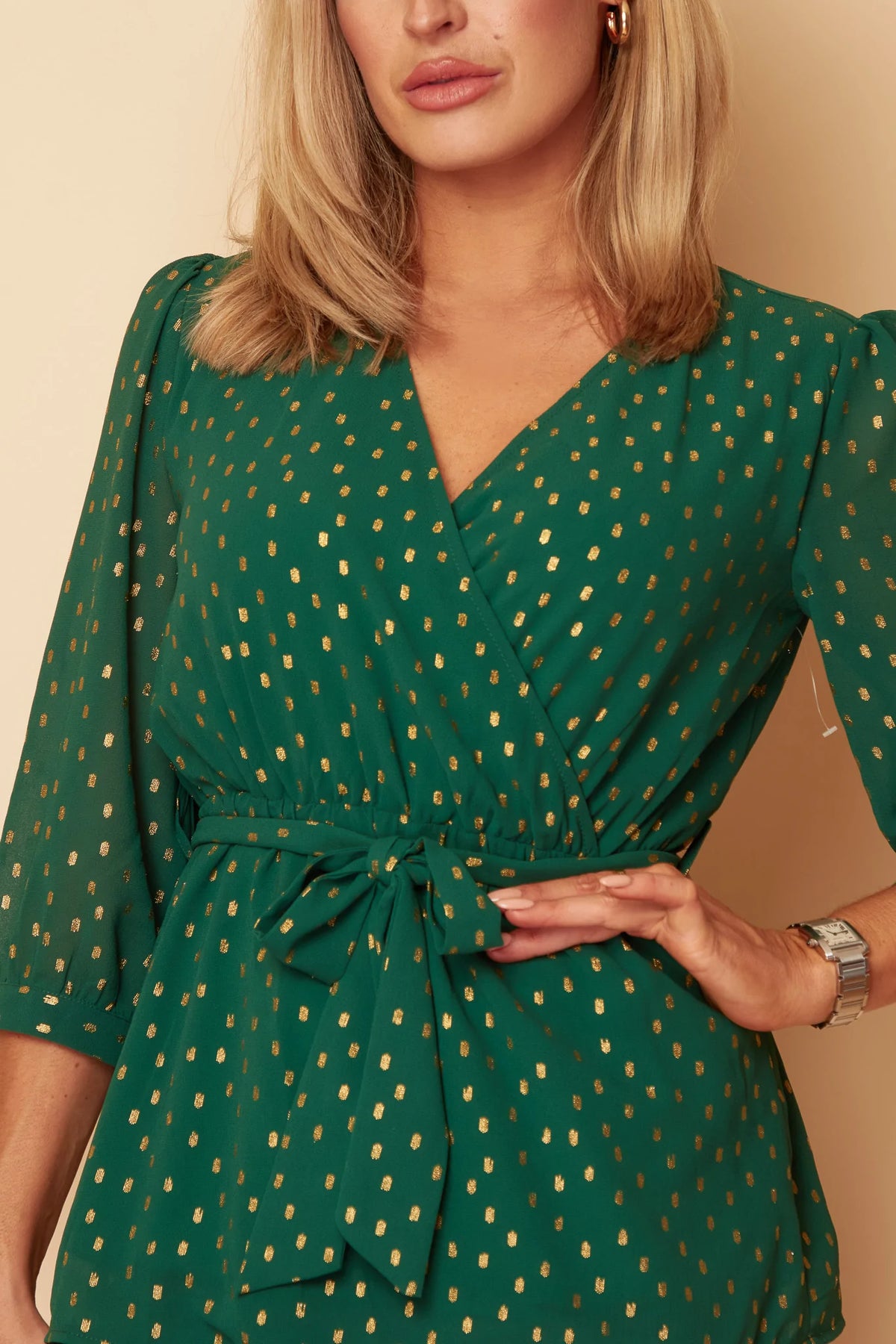 girl in mind charlotte green top