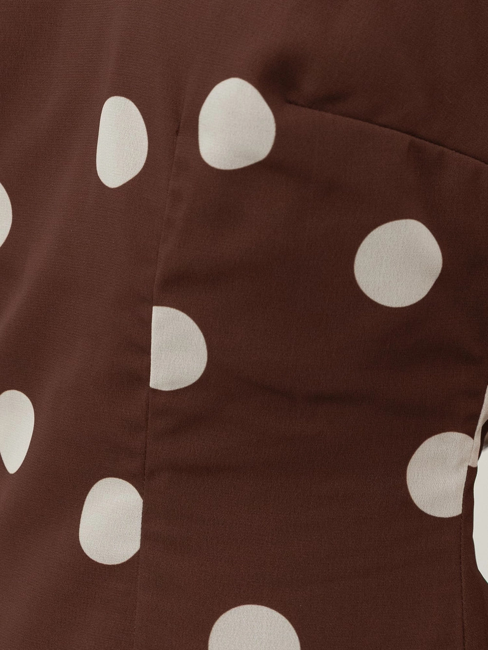 Anaya With Love Halterneck Brown Polka Dot Maxi Dress Love My Apparel Anaya With Love Halterneck Brown Polka Dot Maxi Dress Love My Apparel