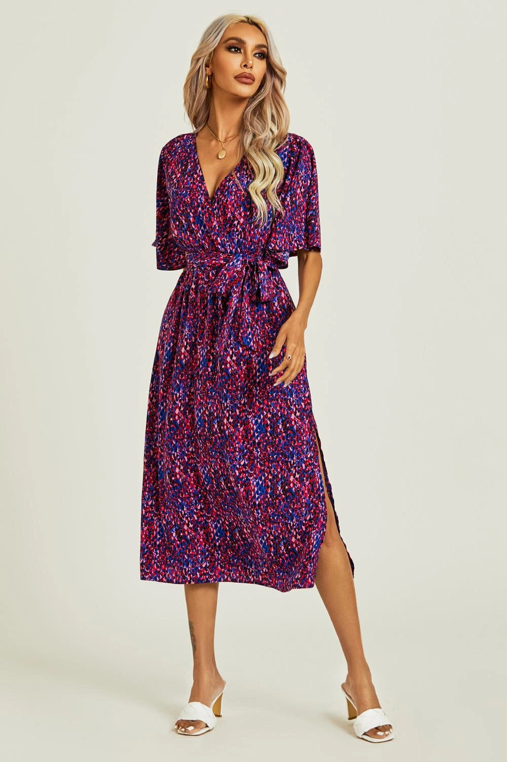 FS-COLLECTION-ANGEL-SLEEVE-PURPLE-MIDI-DRESS-1