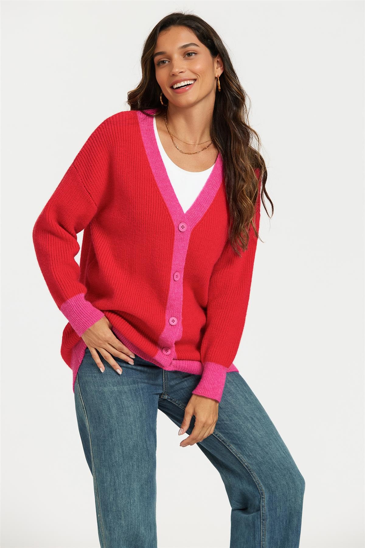 FS-COLLECTION-RED-PINK-CARDIGAN
