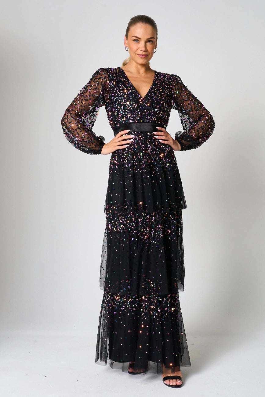 Frock-and-frill-iris-black-sequin-tulle-maxi-dress-4