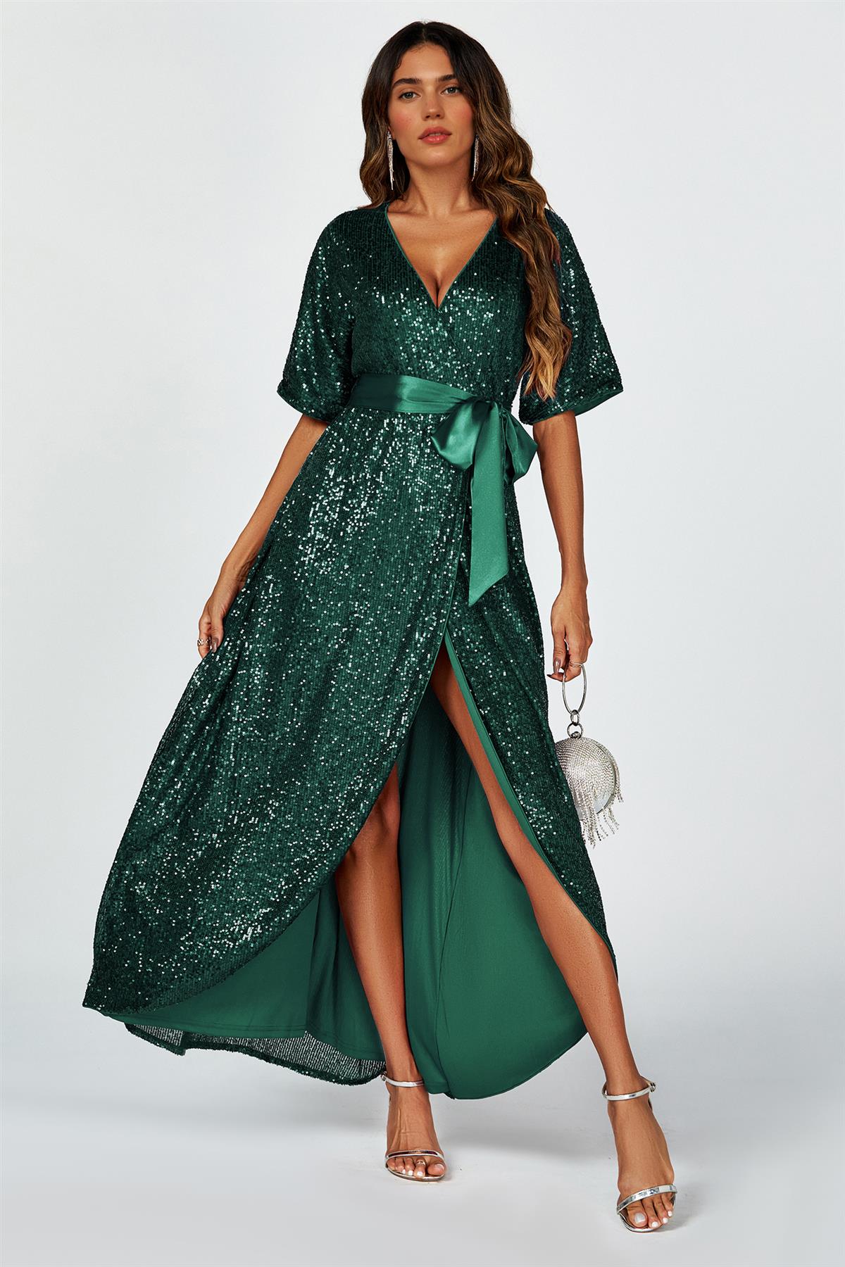 Fs-collection-sequin-green-maxi-dress