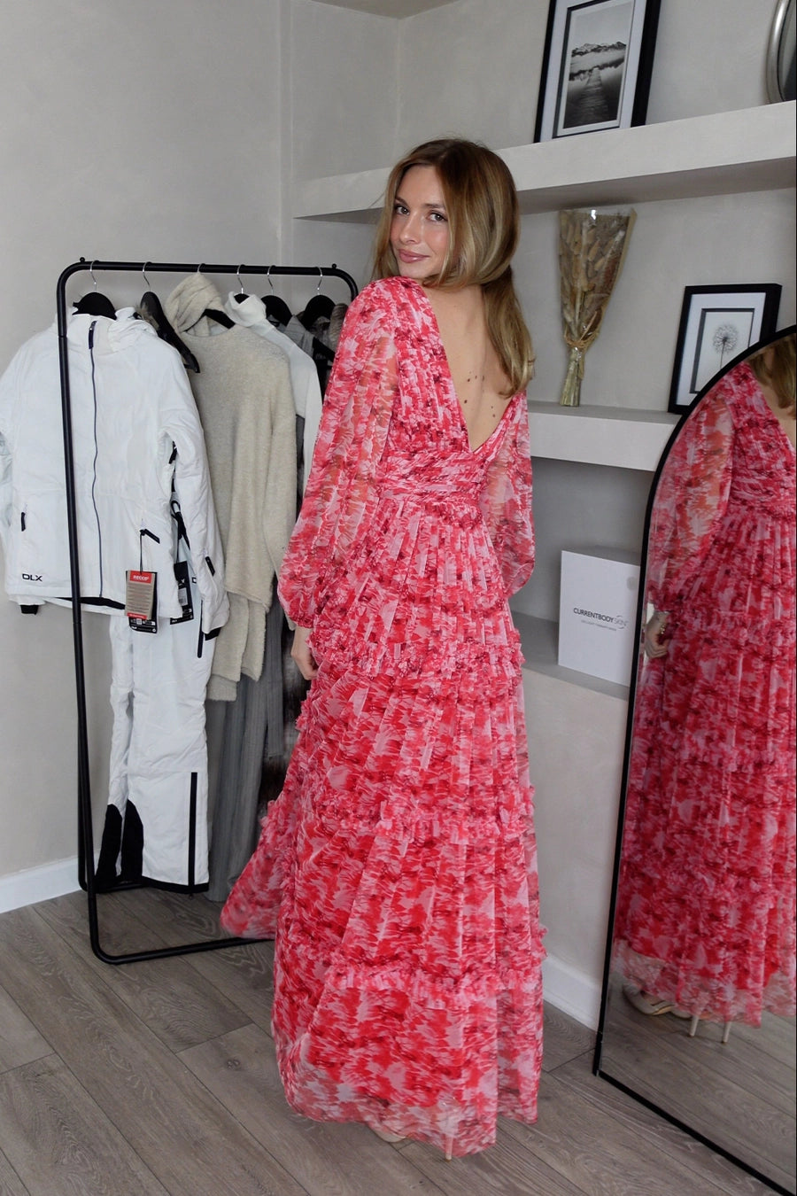 Lace & Beads Lydia Maxi Red Floral Dress Love My Apparel Lace & Beads Lydia Maxi Red Floral Dress Love My Apparel