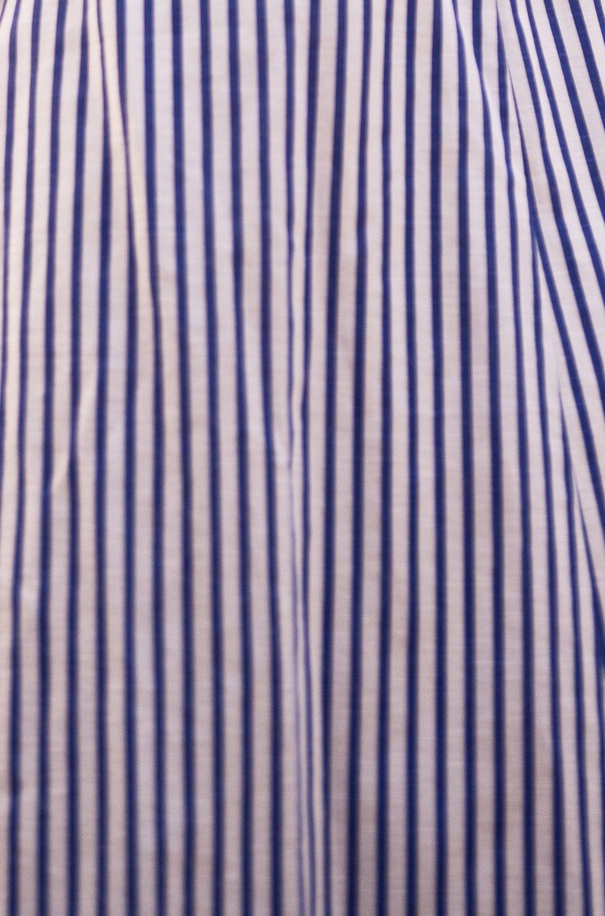 Yumi Blue Stripe Cotton Sun Dress With Ruched Back