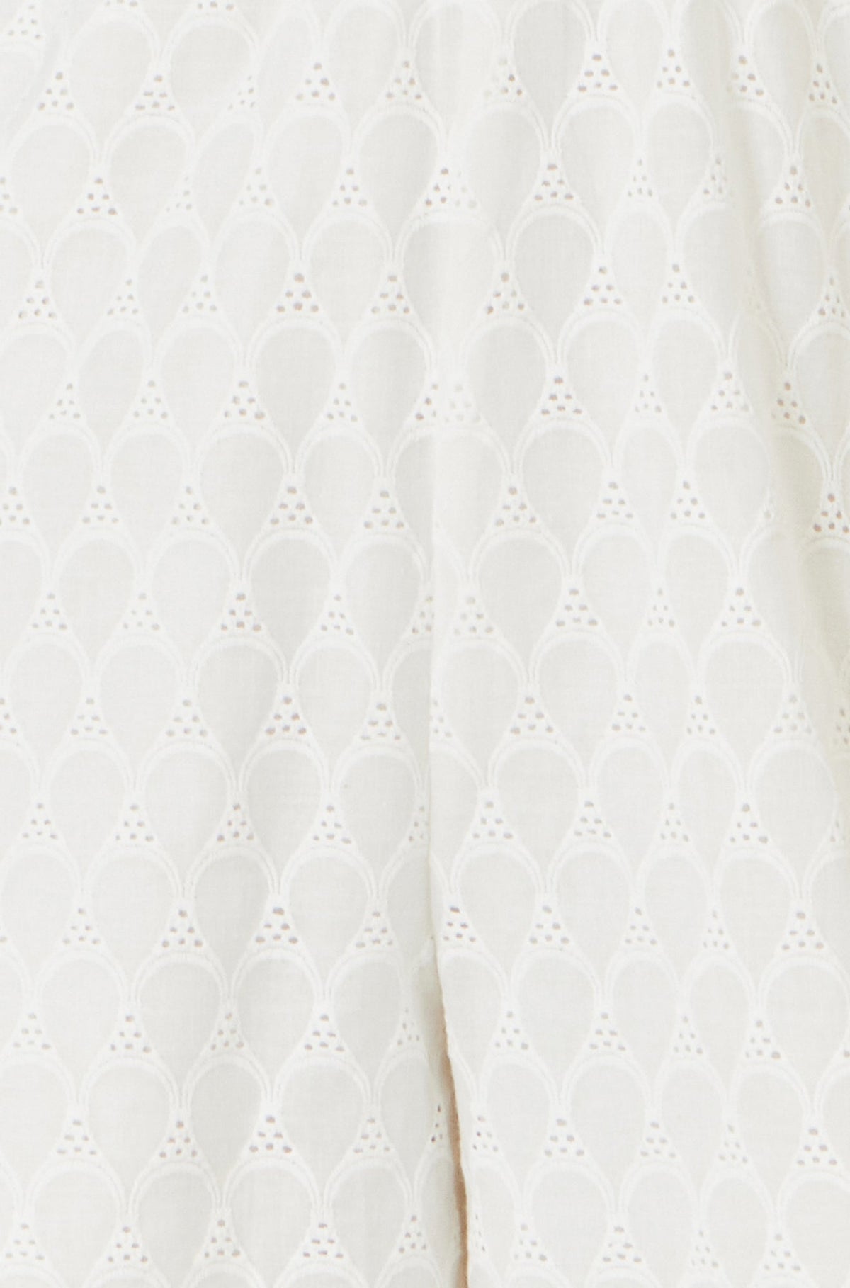 Yumi White Cotton Broderie Anglaise Playsuit