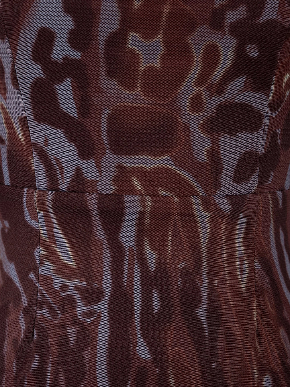 Anaya With Love Bandeau Brown Animal Print Midaxi Scarf Dress