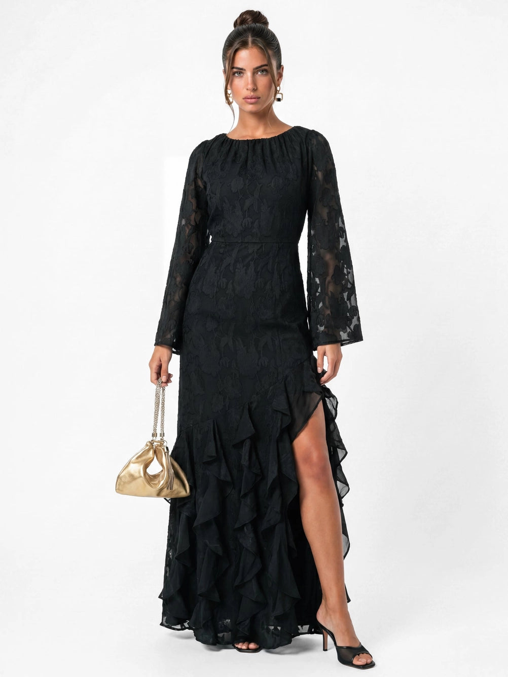 anaya-with-love-black-burnout-floral-maxi-waterfall-dress