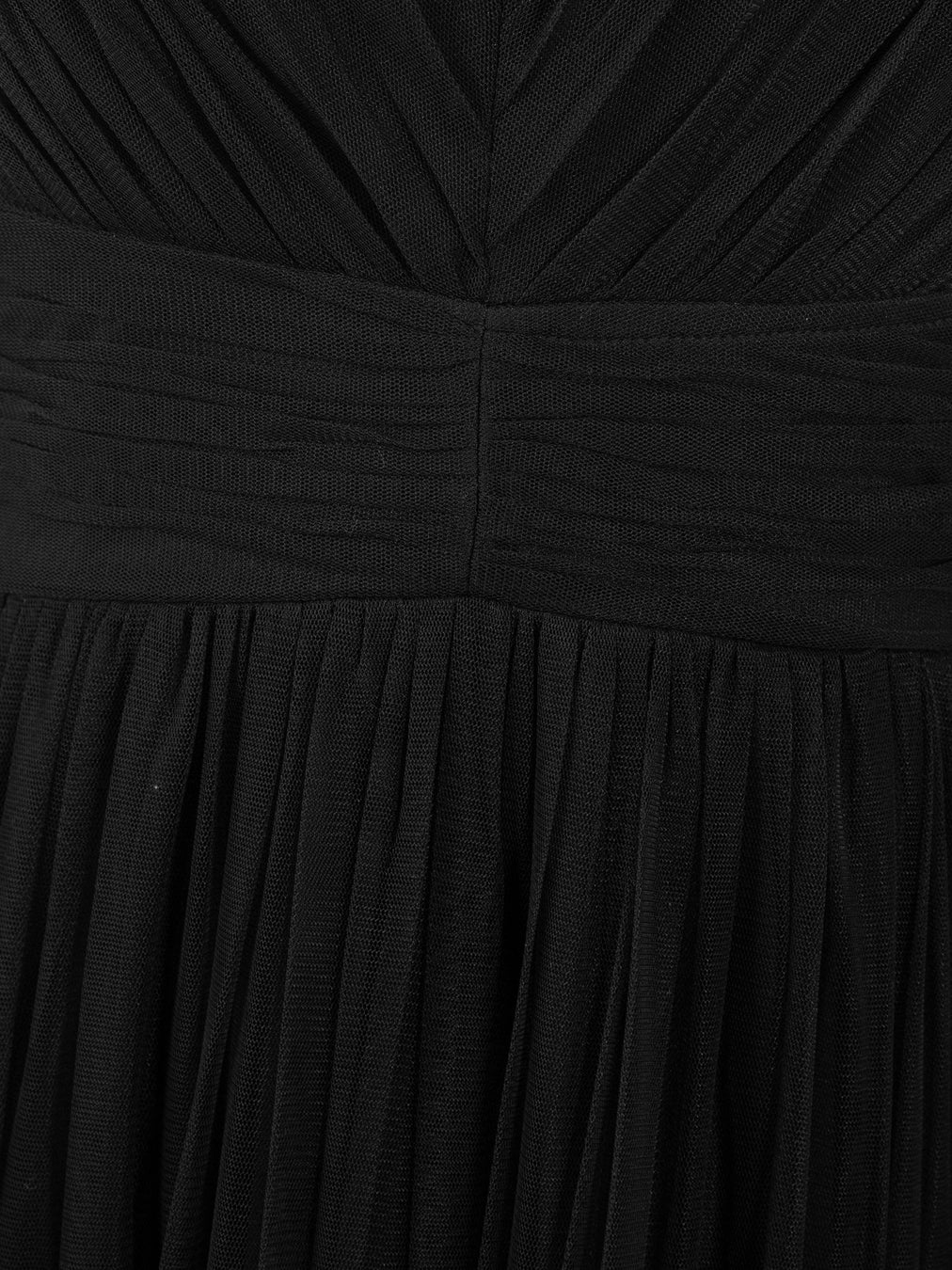 Anaya With Love Black Tulle Maxi Dress
