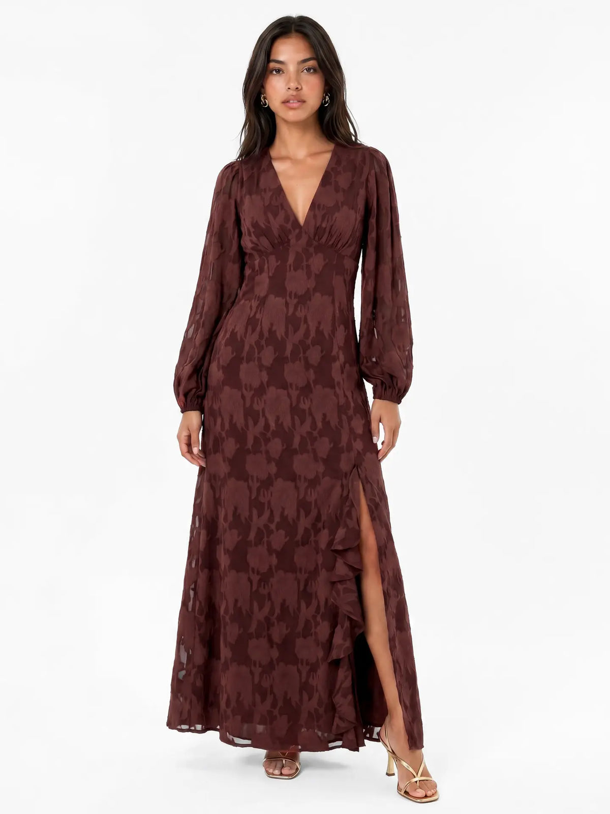 anaya-with-love-chocolate-long-sleeve-burnout-maxi-dress