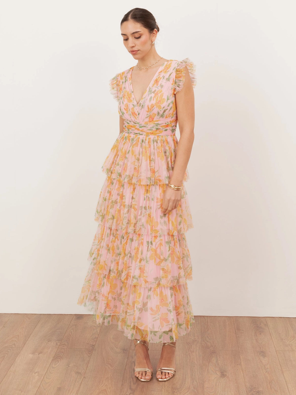 anaya-with-love-pink-orange-floral-tulle-midaxi-dress