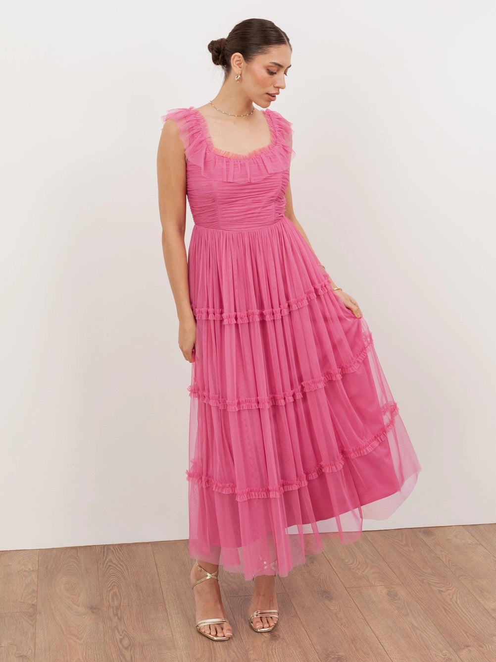 anaya-with-love-pink-tulle-midi-dress