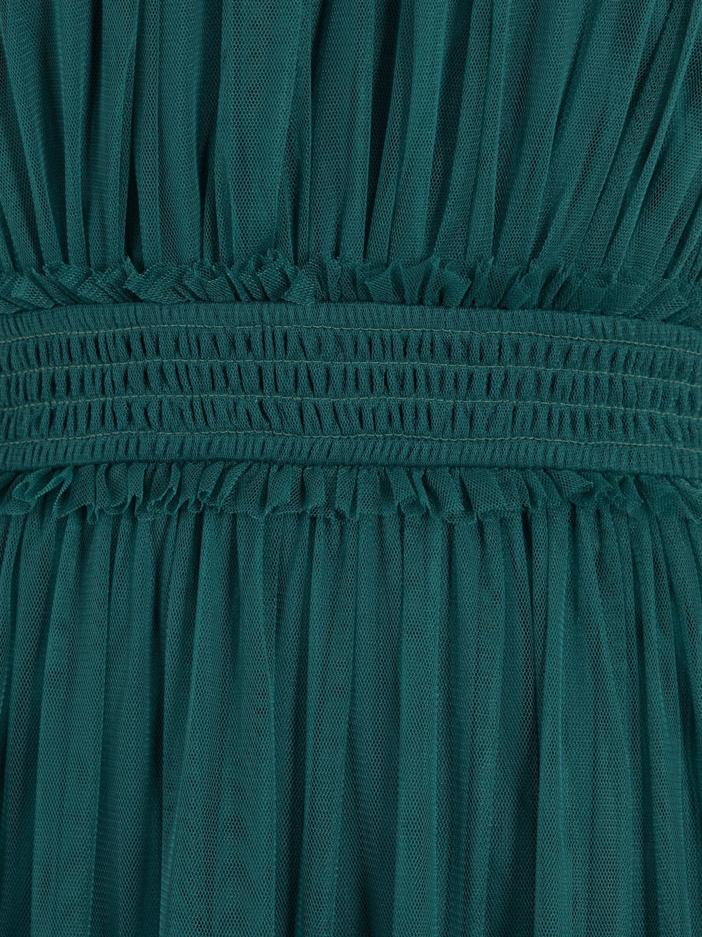 Anaya With Love Teal Halterneck Tiered Maxi Dress