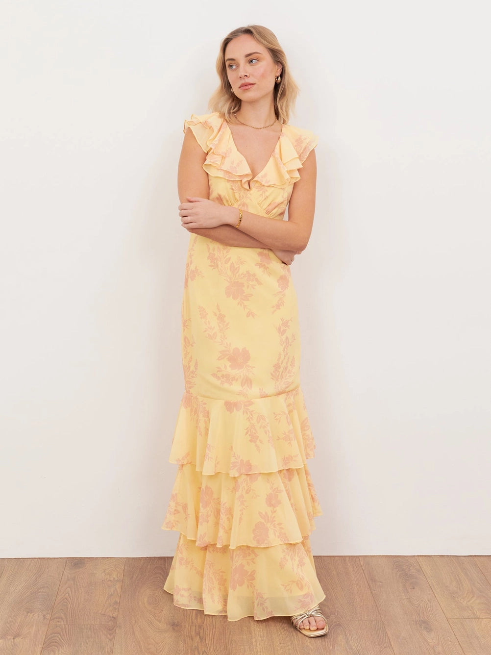anaya-with-love-yellow-floral-ruffle-maxi-dress