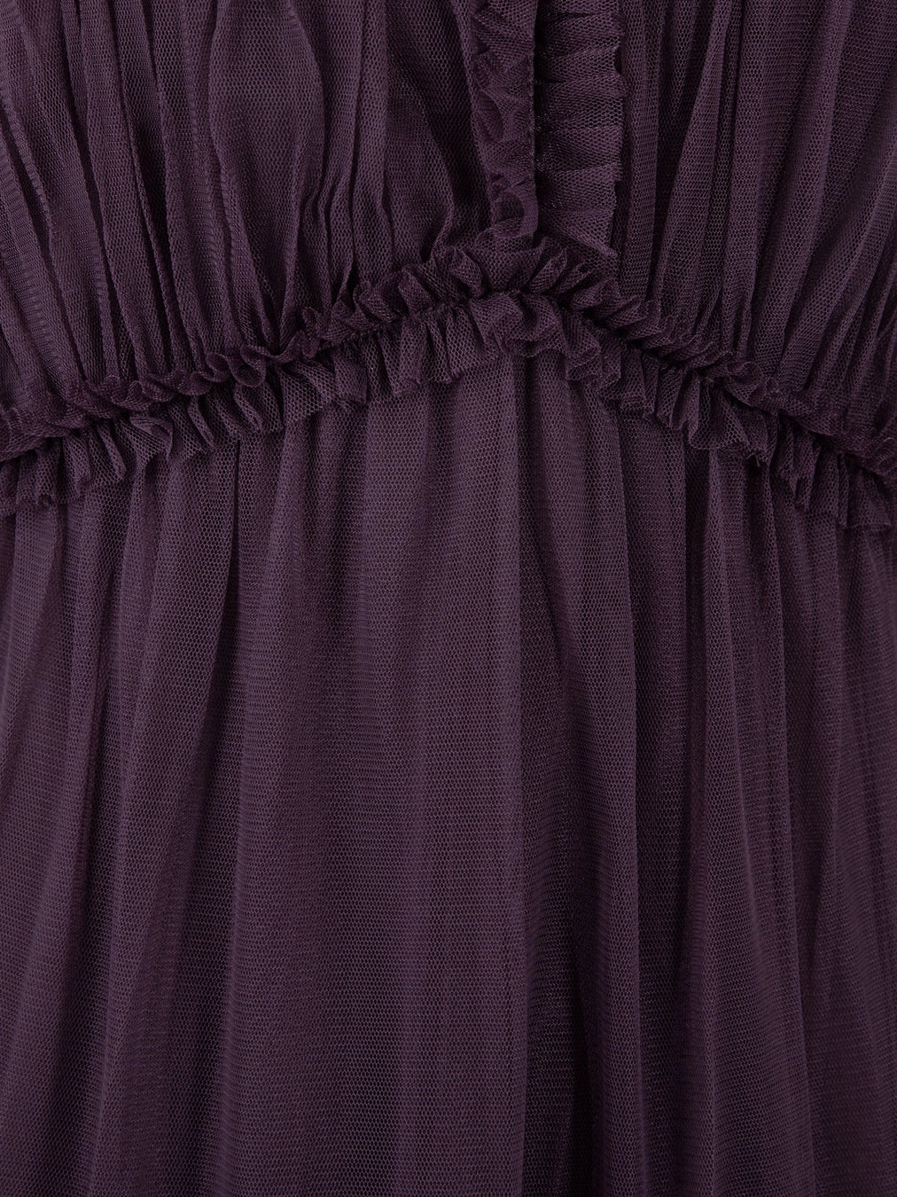 Anaya With Love Fig Keyhole Short Sleeve Frill Midaxi Dress