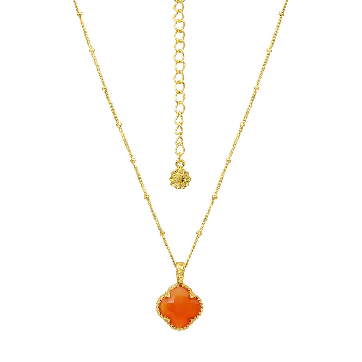Tyche Gemstone Necklace Carnelian