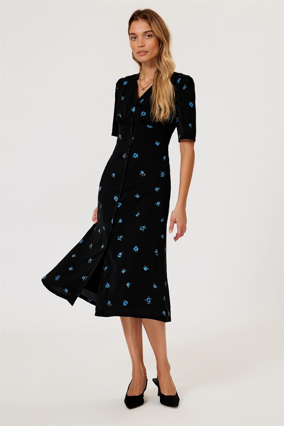 fs-collection-black-blue-floral-velvet-midi-dress