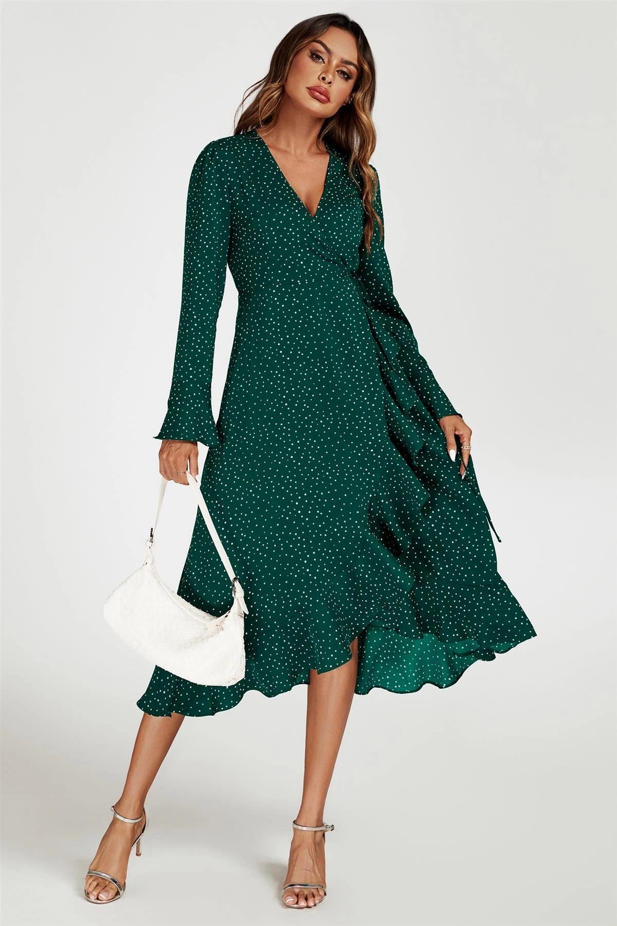 fs-collection-green-dot-wrap-dress