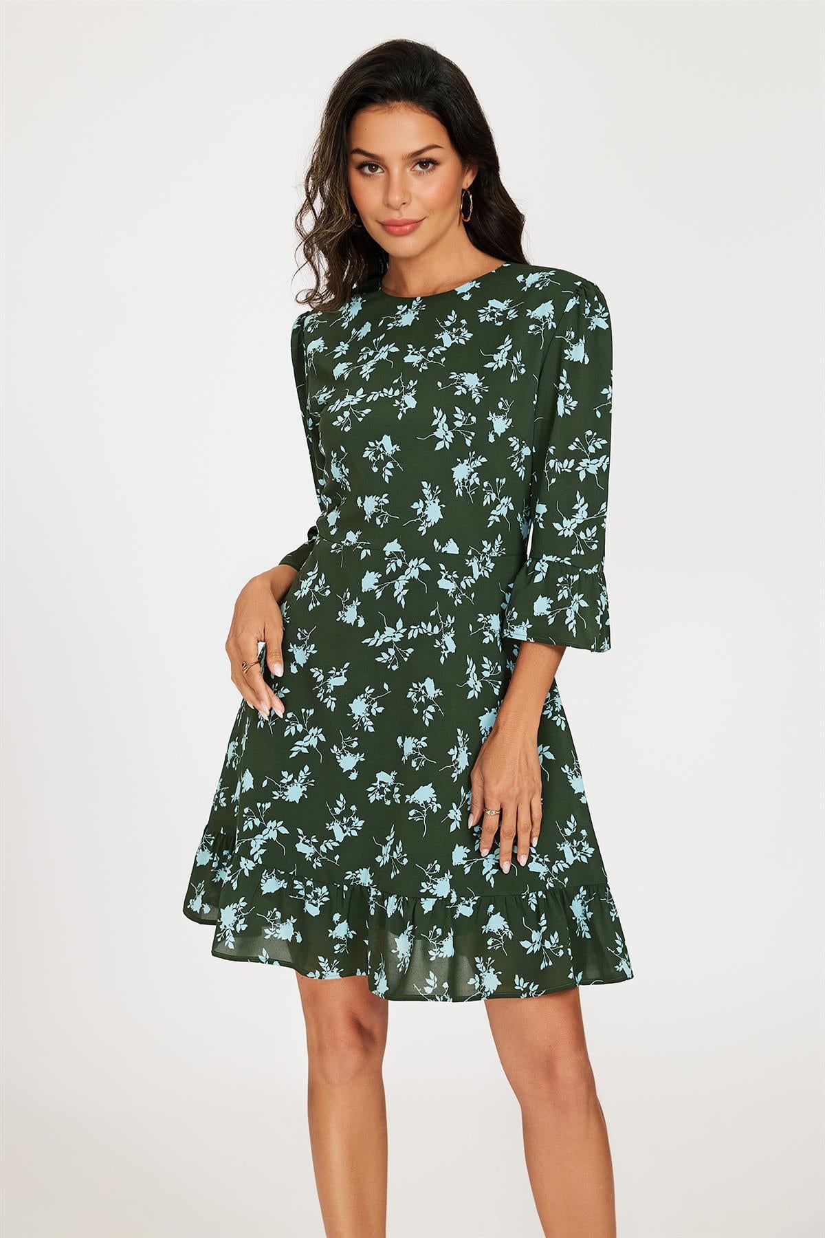 fs-collection-green-floral-mini-dress