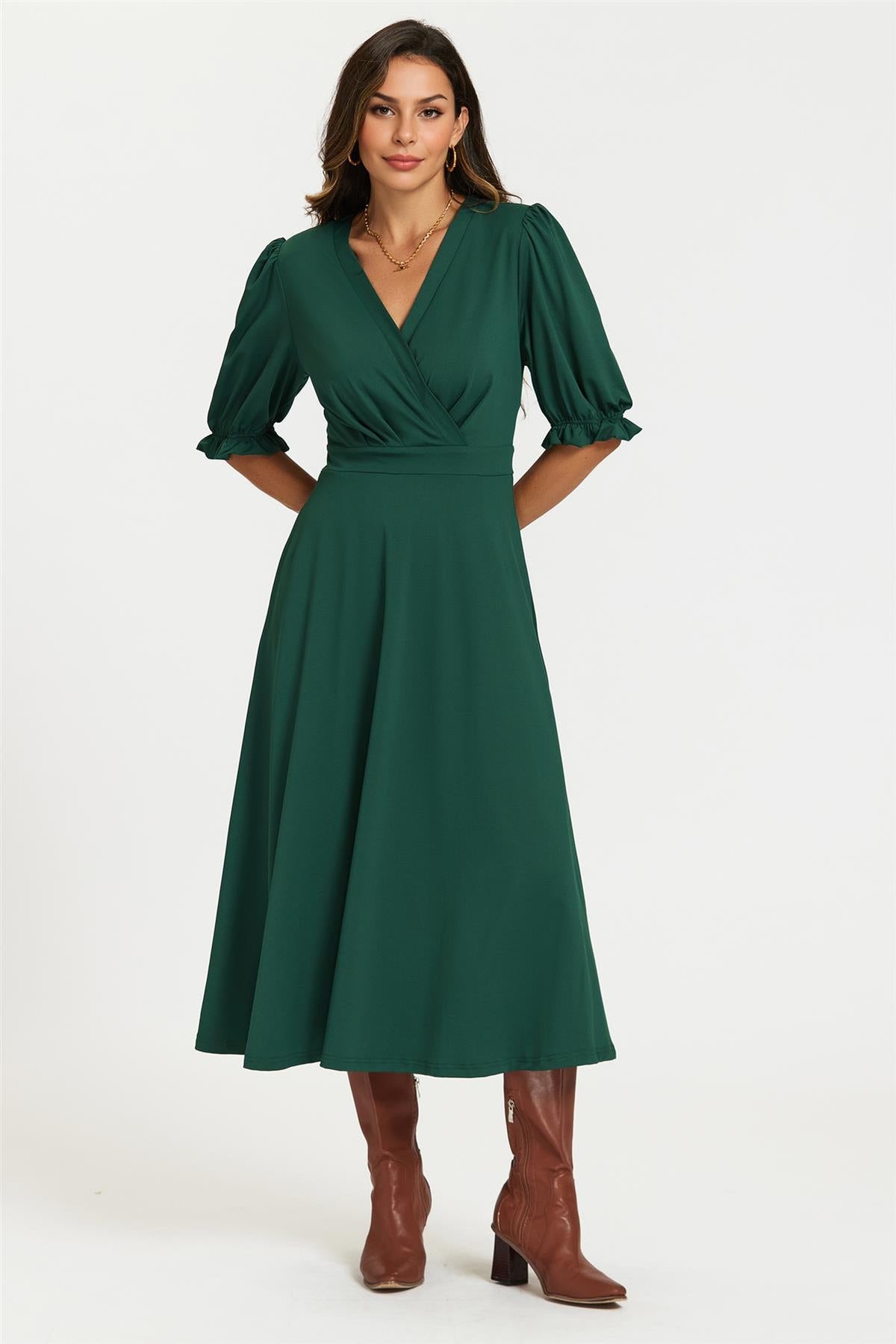 fs-collection-green-midi-dress