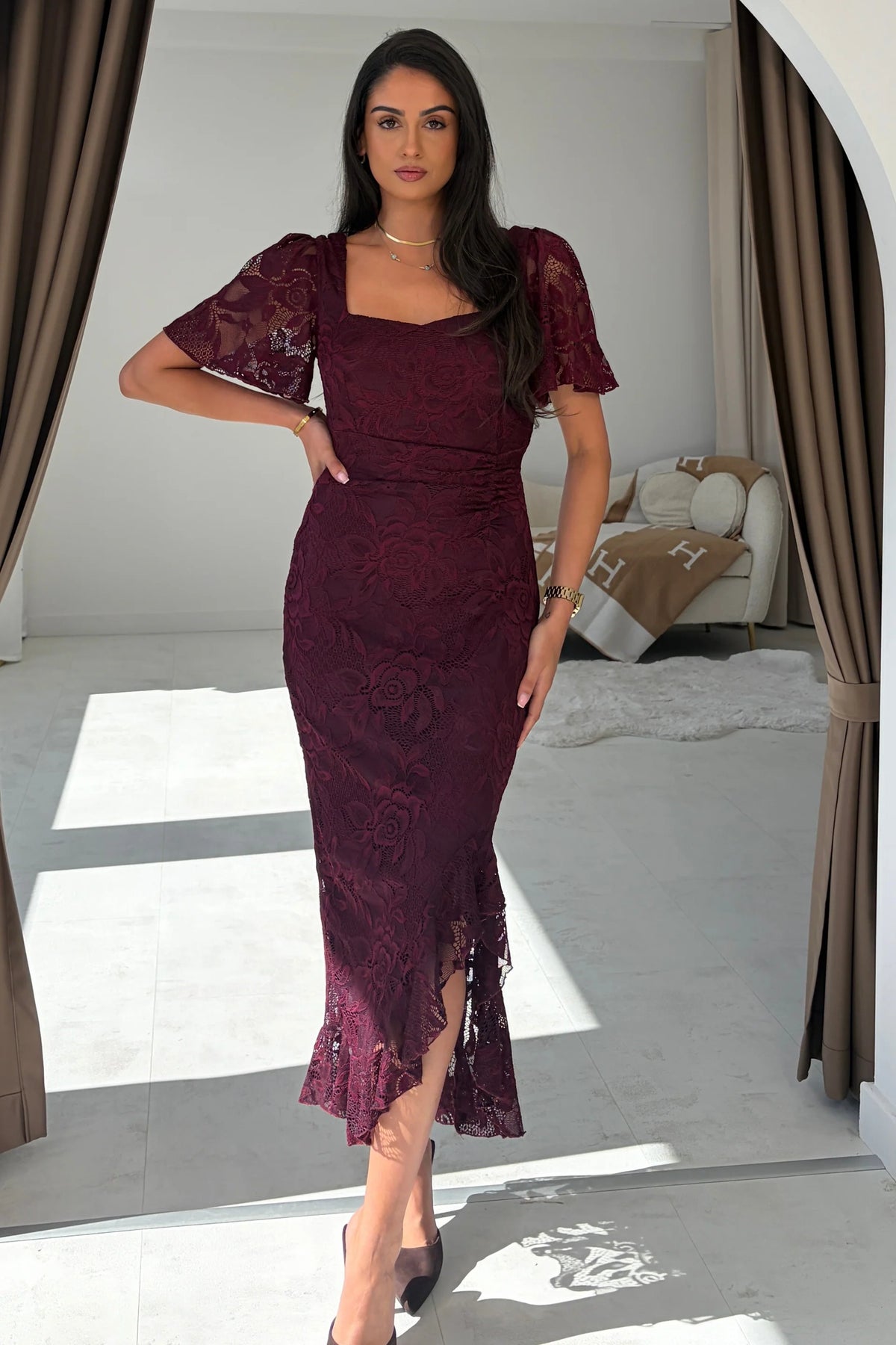 girl-in-mind-berry-lace-ruched-midi-dress