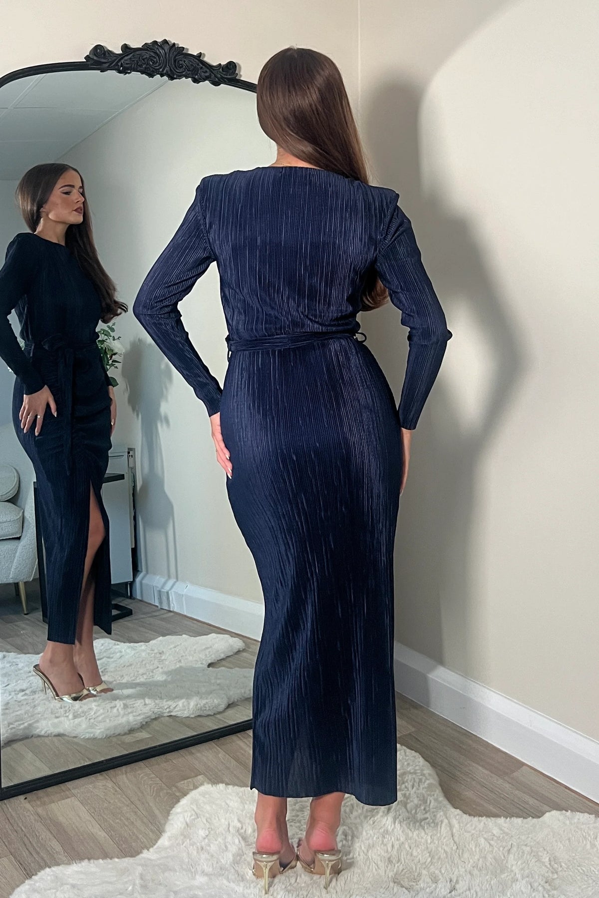 elena long sleeve dress Elena