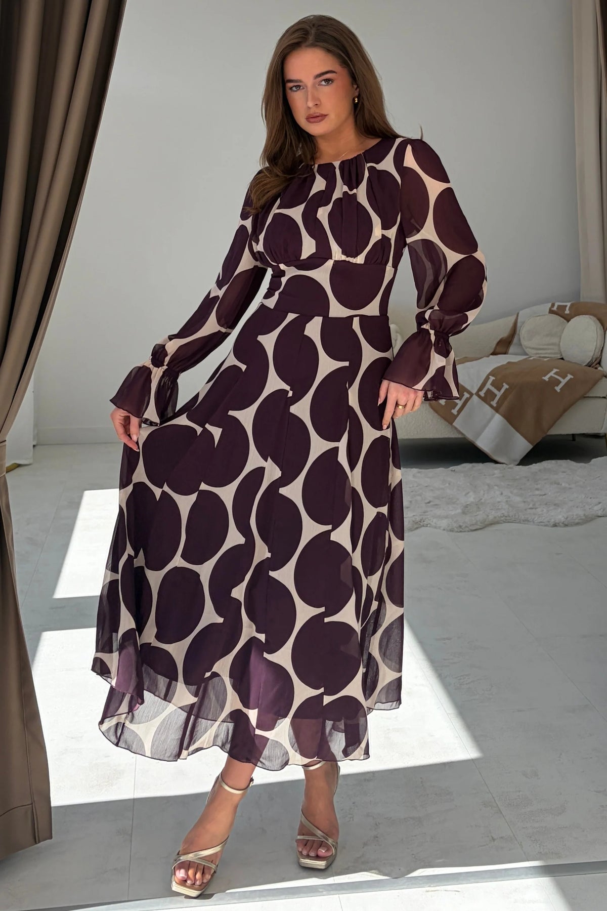 girl-in-mind-marcella-spot-print-plum-maxi-dress