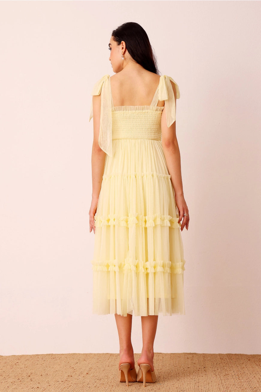 Lace & Beads Louise Buttercup Yellow Midi Dress – Love My Apparel Lace & Beads Louise Buttercup Yellow Midi Dress – Love My Apparel