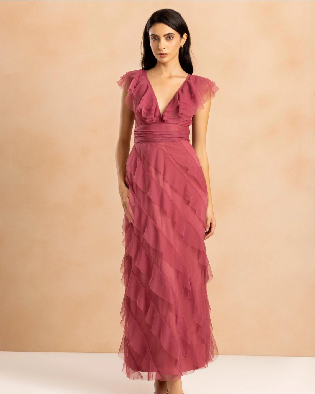 lace-and-beads-carpathia-orchid-pink-red-ruffle-maxi-dress