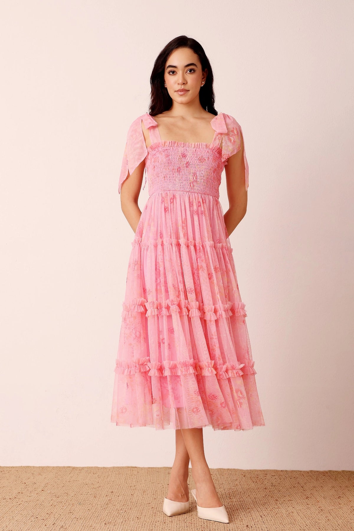 lace-and-beads-louise-pink-tulle-midi-dress