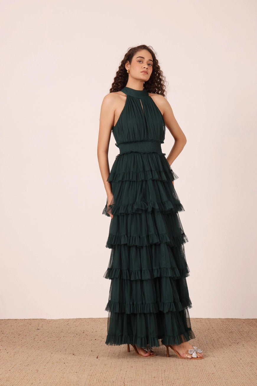 lace-and-beads-lucerne-halterneck-emerald-green-ruffle-maxi-dress