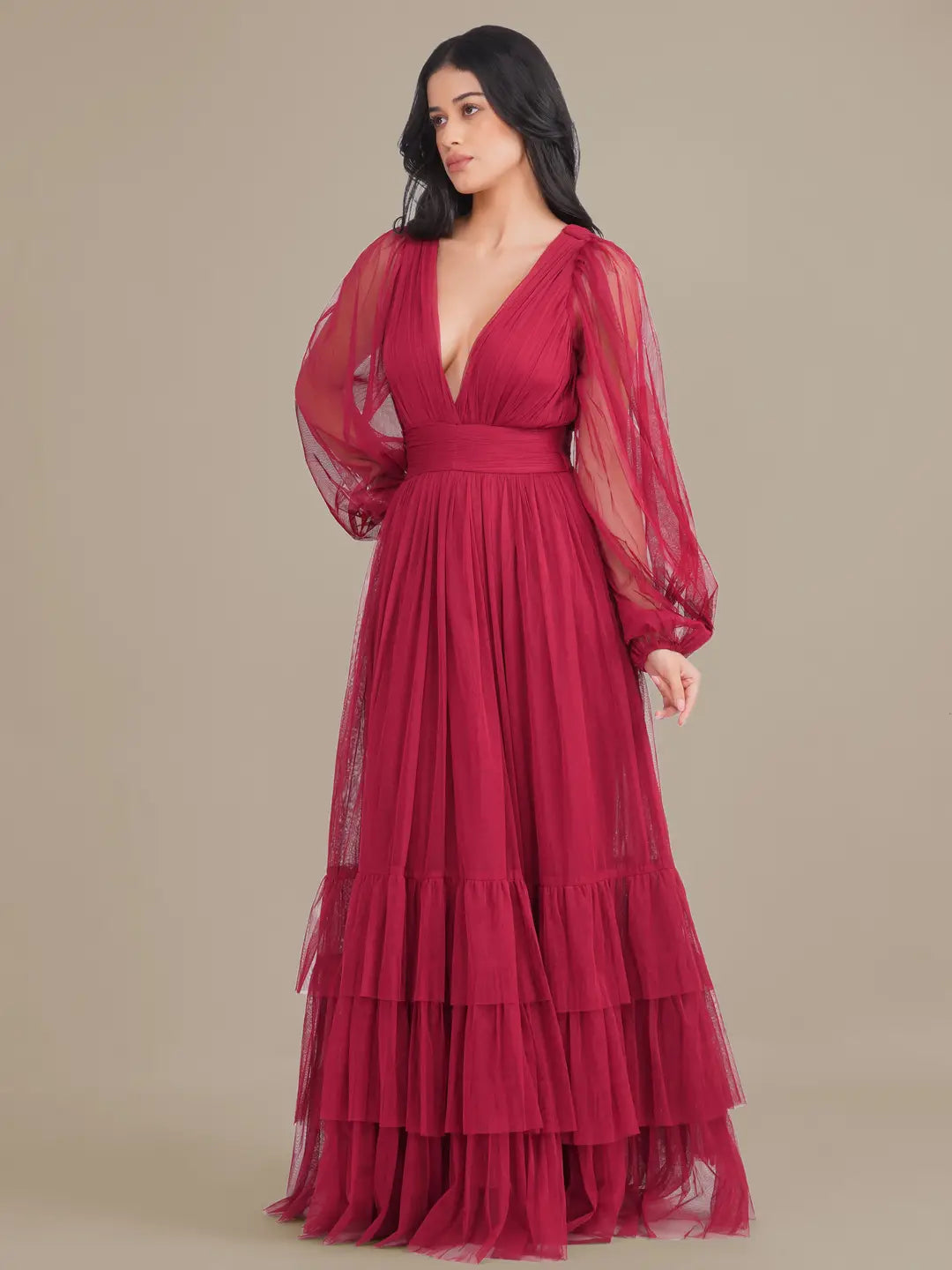 lace-and-beads-madison-long-sleeved-maxi-dress-raspberry-red