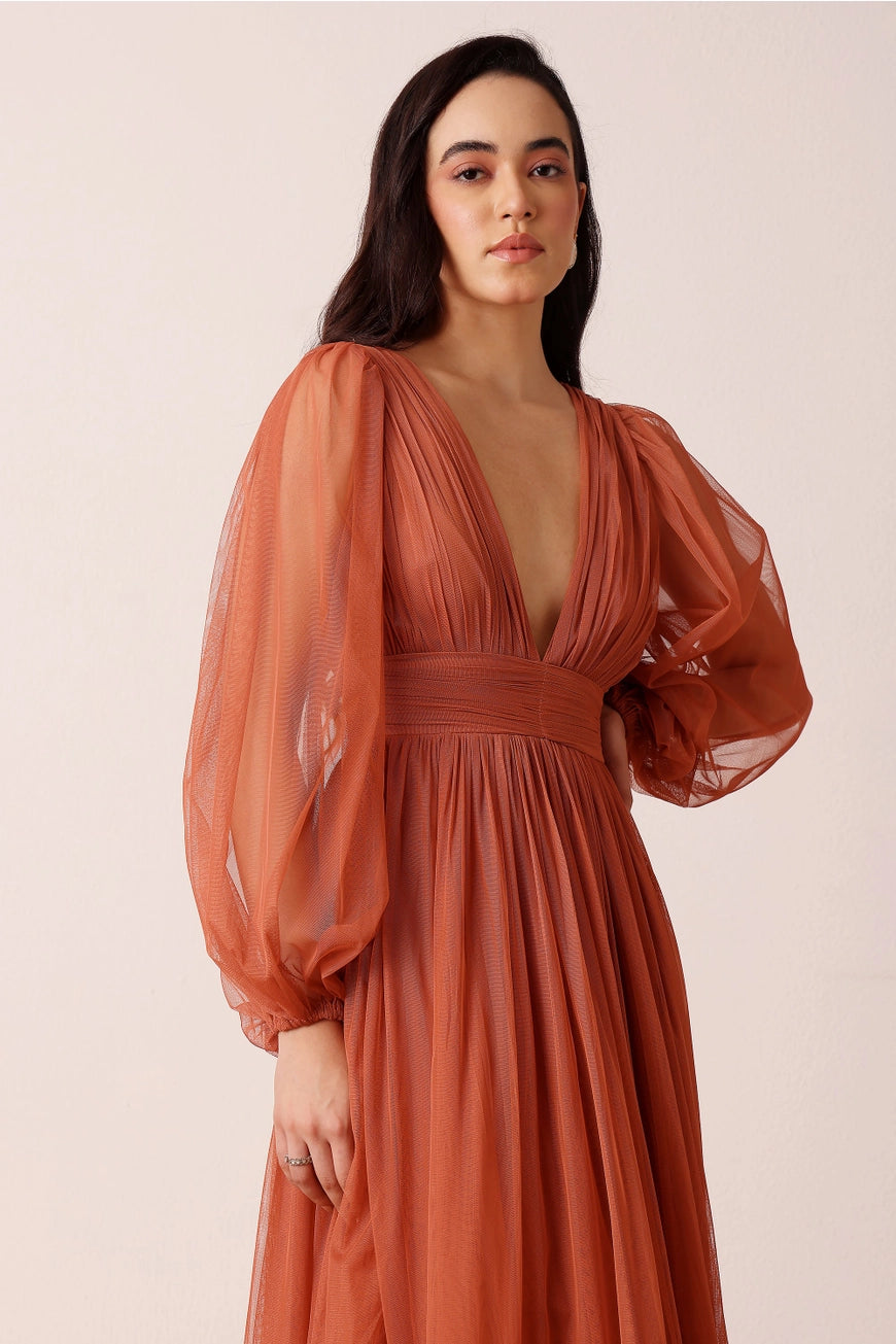 terracotta lace dress Terracotta Mother Of Bride Dress A-Line Embellished Waist Sequins Mother Of The Bride Dresses