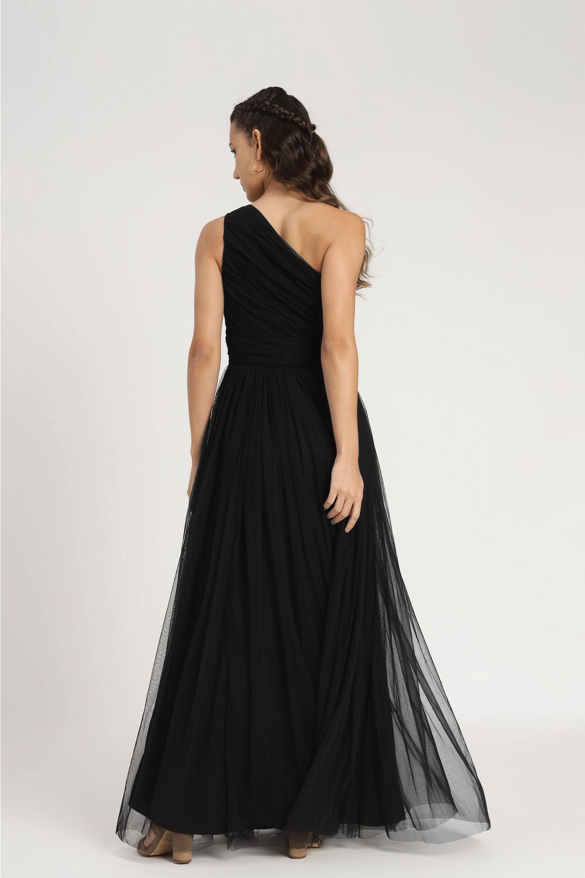 lace and beads black tulle dress Black sweetheart tulle lace beads long prom dress black evening dress dresstby