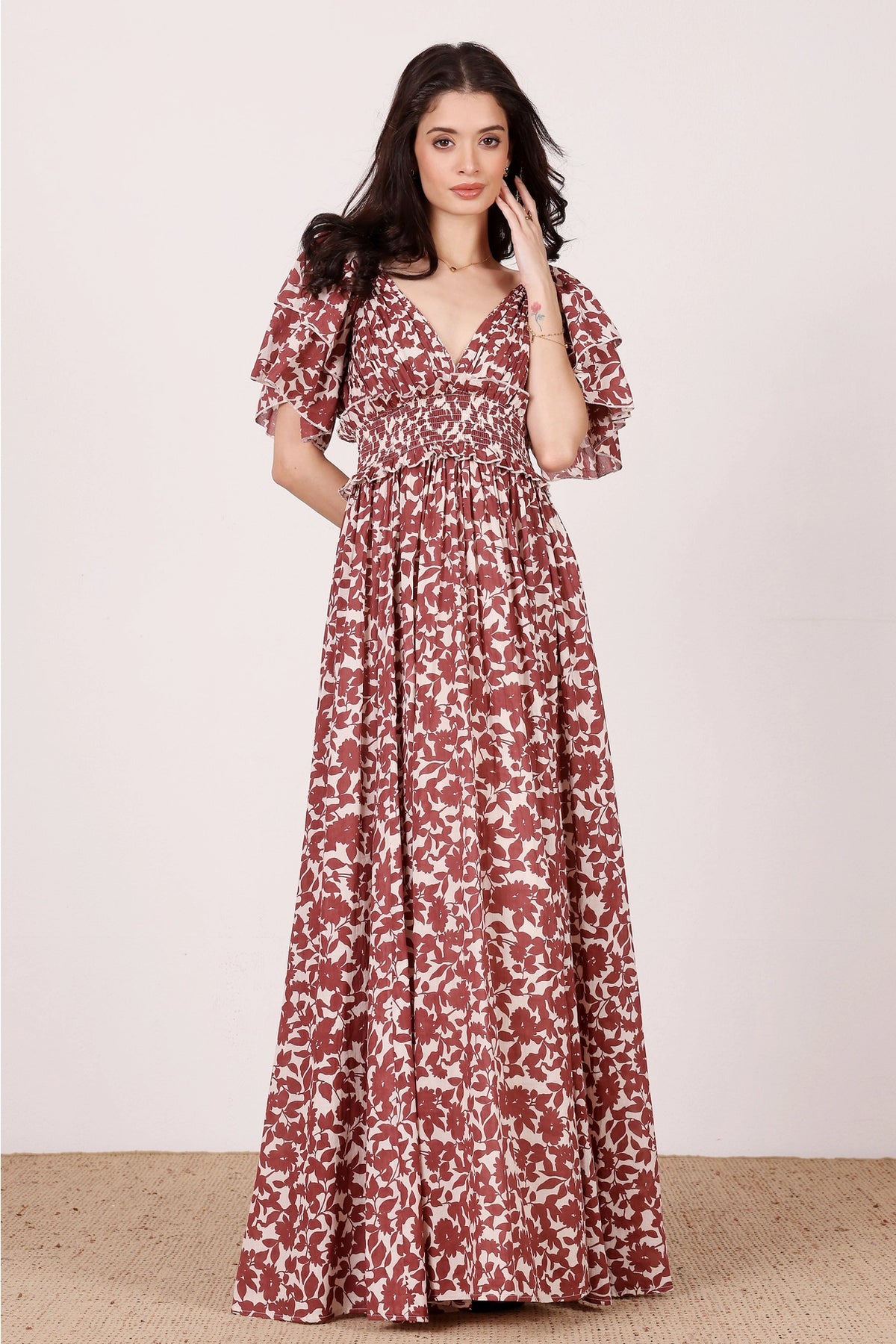 lace-and-beads-shelby-maxi-burgundy-leaf-dress