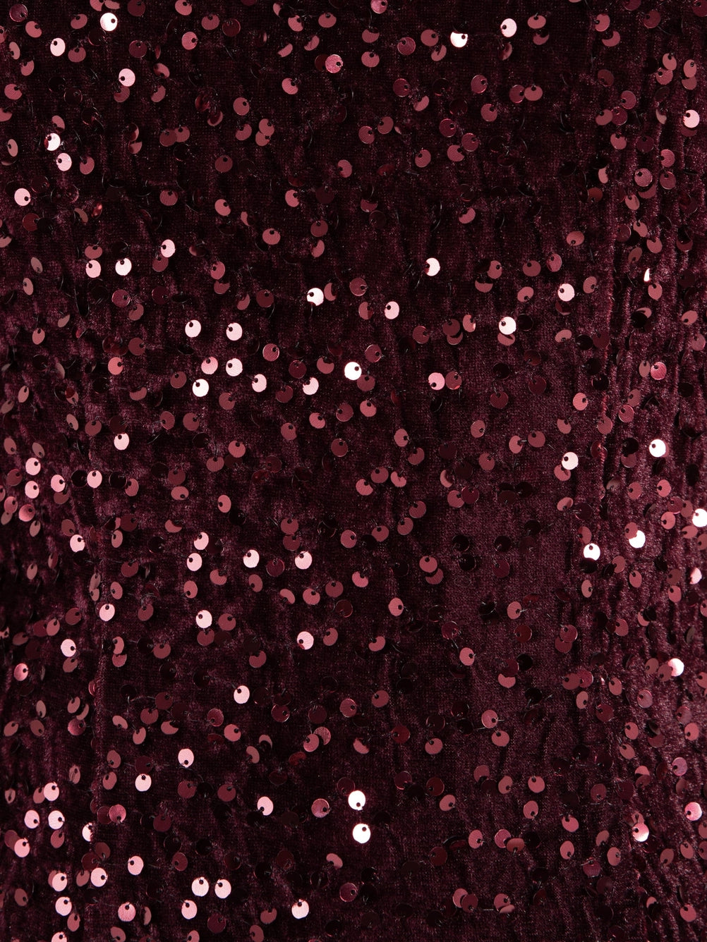 Lovedrobe Berry Embellished Sequin Long Sleeve Mini Dress