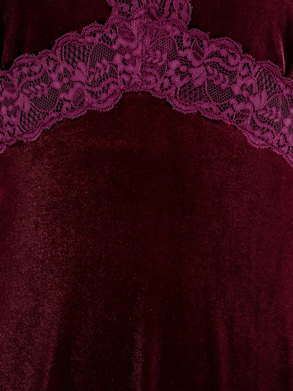 Lovedrobe Berry Short Sleeve Velvet Midaxi Dress