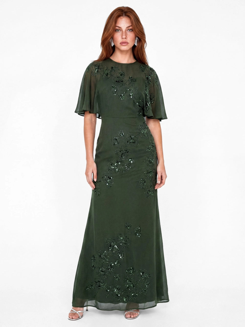 maya-angel-sleeve-embellished-floral-forest-green-maxi-dress