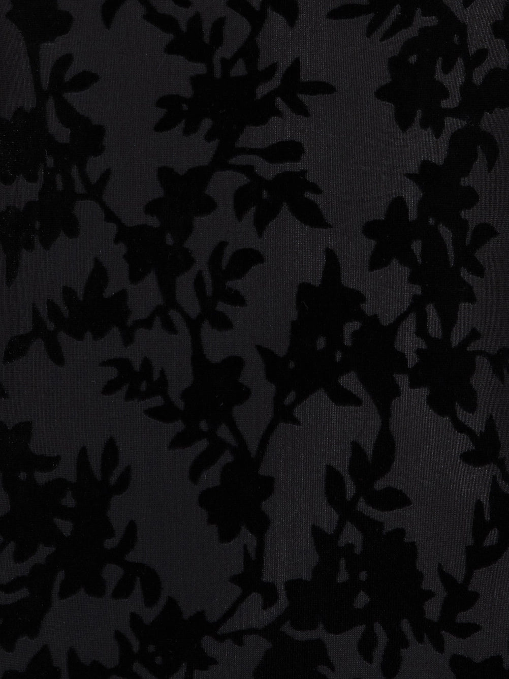 Maya Black Floral Bell Sleeves Velvet Burnout Maxi Lace Dress