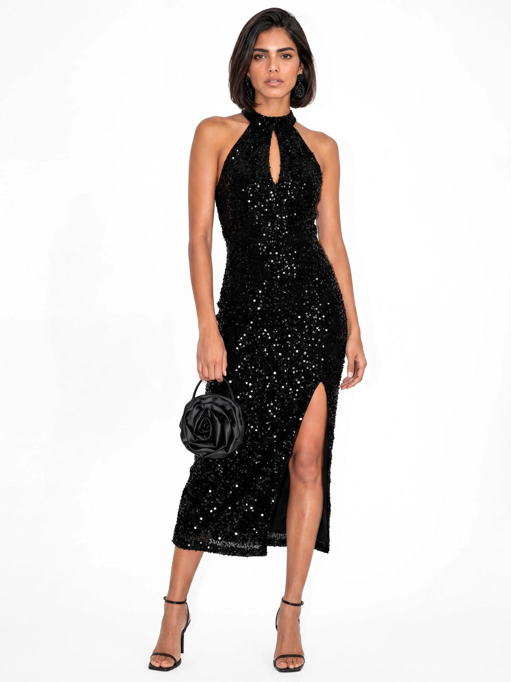 maya-halterneck-black-sequin-midi-dress
