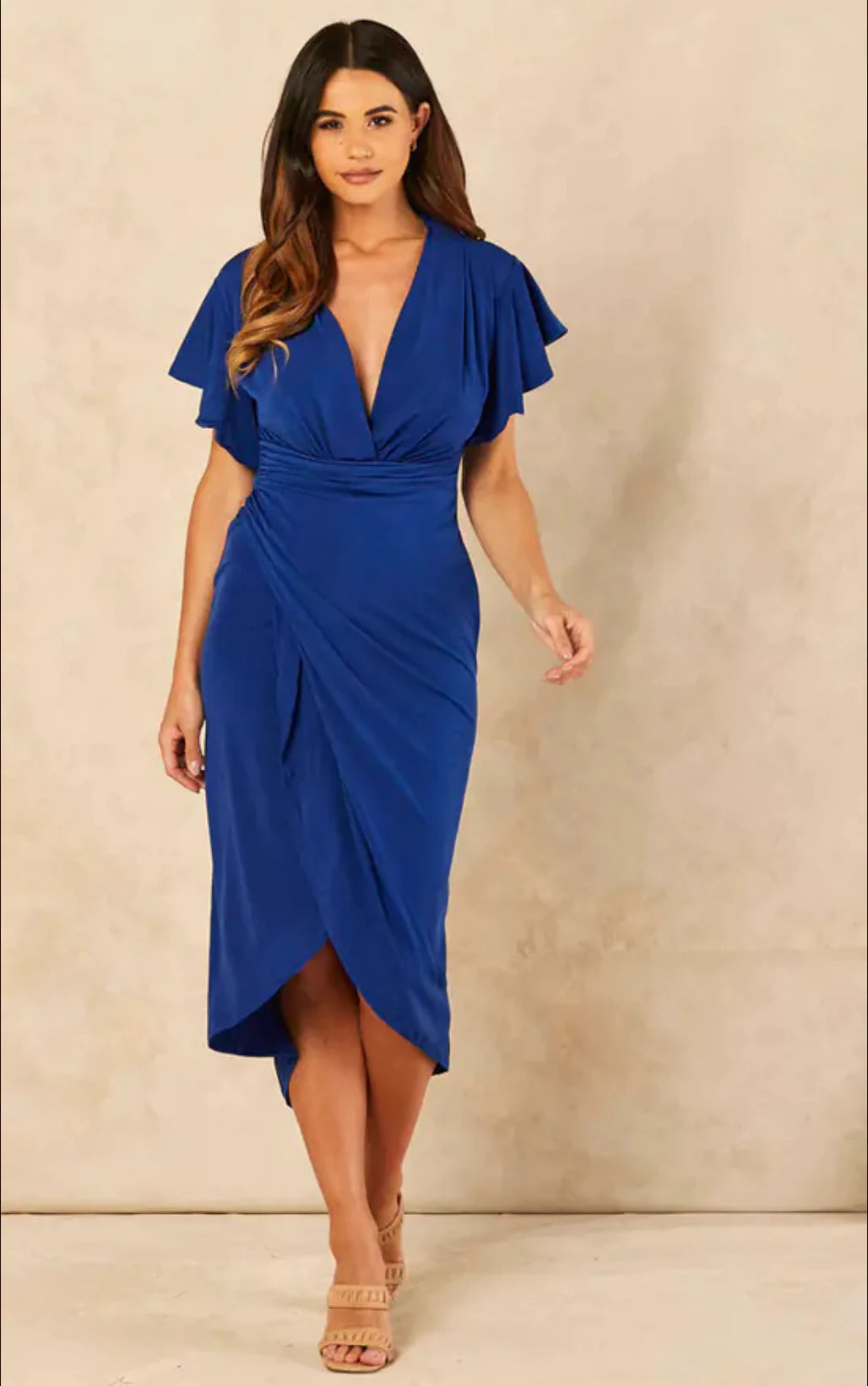 Jenerique Cobalt blue midi dress