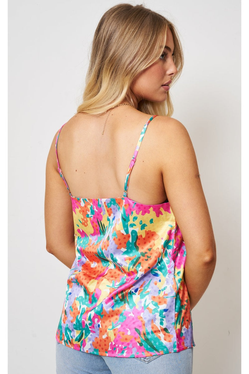 love frontrow pink cami top hearts